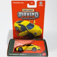 Matchbox 2020 Porsche 911 Carrera 4S (yellow) Moving Parts