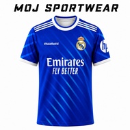 Real Madrid Fullprinting Oneck Collar Jersey | Real Madrid Jersey biru