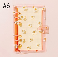 丨6 Ring丨A6 Cover Binder Daisy / Cover Binder Bunga Aster / Cover Binder Daisy Transparent Binder Al