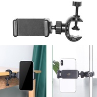 Phone Holder Mount Stand Microphone Stand Mount Tripod Phone Bracket Mobile Cell Support Clip For All Smartphones