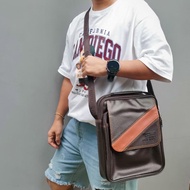 กระเป๋าสพายข้างแบรนด์แท้ WOLVES ORIGINAL 100% หนัง PU กันน้ำ  ช่องใส่ของกว้าง มีช่องเยอะ