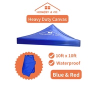 HOMEBY Canvas Canopy 10x10 Heavy Duty Canvas Camping Tent Camping Khemah Camping Khemah Niaga Kanvas Khemah 10x10