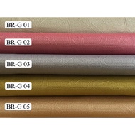 Kain Langsir Corak Timbul Bidang 59 Inci / Plain Embossing Curtain Cloth Width 59 Inch