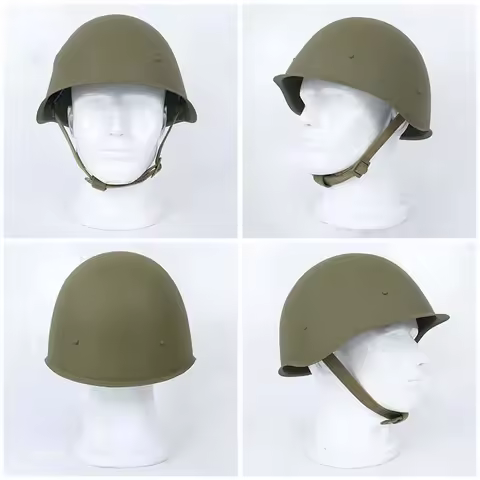 Soviet Russian SSh-40 Steel Tactical Helmet Soviet 40 Helmets Takov Tactical Protective Helmets
