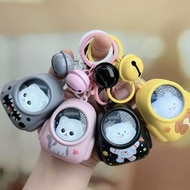 Cute Cat Astronaut Backpack Keychain 貓咪太空人背包掛飾 鑰匙扣 LED Night Light 多功能吊飾