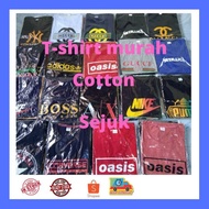 Tsirt murah Lelaki, wanita lengan pendek dewasa cotton sejuk