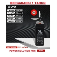 Accu Battery Dry Battery Voz 2v 100Ah / 2Volt 100Ah