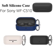 For Sony WF-C510 Case Cover, Soft Silicone Case for Sony WF C510, Shockproof Protective Skin Cover w