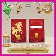 GB Gold Year Of The Horse 1g Gold Bar
