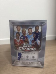 Topps Chrome 2025/26 UEFA 球星卡盒