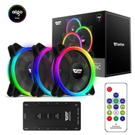 AIGO DR12 PRO 3 Pack RGB LED 120mm - Fan Case