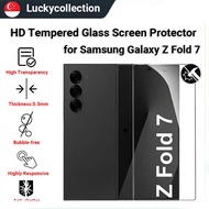 Fold7 Tempered Glass for Galaxy Z Fold 7 5G 9H Hardness HD Clear Glass Screen Screen Film Anti-Finge