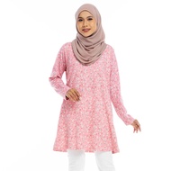 AQEELA Muslimah Basic Muslimah TShirt- Pink (aq999a)
