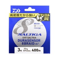 Senar PE UVF Daiwa Saltiga Durasensor X8+Si2 400M Pilih Ukuran