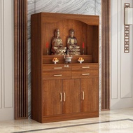 W-8&amp; Household Buddha Cabinet Clothes Closet Altar Buddha Shrine God of Wealth Statue Cabinet Buddha Shrine Altar Shrine