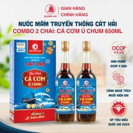 Cat Hai - Quang Hai Braised Anchovy Fish Sauce 29 Protein Levels, OCOP 4 Stars, 650ml Bottle