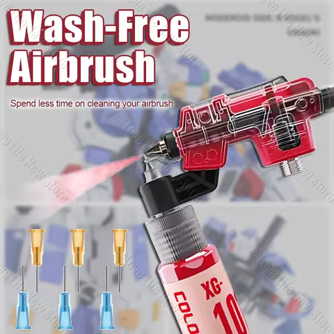 DSPIAE PT-AB Wash-Free Airbrush with Marker Rack for Gundam Scale Model Painting Tools Quick Paint C