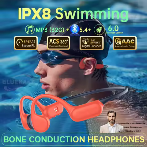 X20 True Bone Conduction Earphones 32GB MP3 Wireless Open Headset IPX8 Waterproof Swimming HIFI Musi