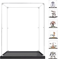 BOOVAX Acrylic Display Case for Lego 75308 75335 21346 43272 - Display Case for R2-D2/BD-1/Family Tr