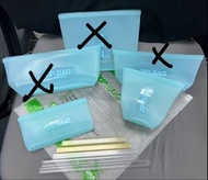 New💕矽膠可重用保鮮袋 / Zip bags