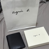 agnes.b男生黑短夾