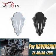 Motorcycle Windscreen for Kawasaki ZX-4R 4RR ZX4R ZX4RR 2023-2025 PC Material Wind Deflector Compati