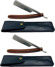 GBS Vintage Shaving 5/8" Straight Razor Single Edge Stainless Steel Blade Barber Folding Handle Mult