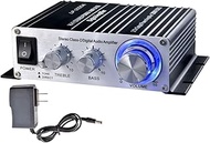 Class D Digital Amplifier, Hi-Fi Digital Amplifier, MP3 CD Player, PC and Tablet with Power Supply (