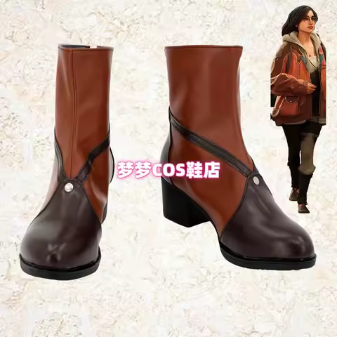 Monster Hunter Wilds ‌Alma Cosplay Shoes Boots ‌‌Game Costume Boots Halloween Accessories Props Boot