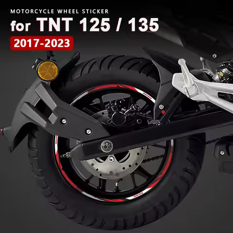 Motorcycle Wheel Sticker Waterproof Motorbike Decals for Benelli TNT 125 135 TNT125 TNT135 Accessori