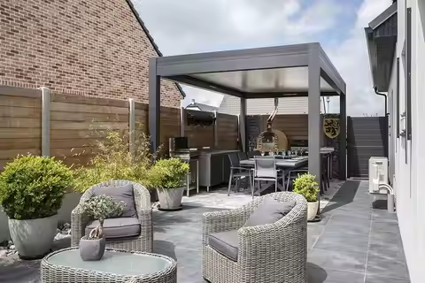 3X4 4X4 3X6 3X5 4X6 4X5 3X3 Canopy Louvered Roof Outdoor Gazebo Pergola Aluminium Electric Bioclimat