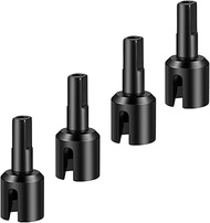 WEFEINO 4Pcs Aluminum Front & Rear Gearbox Joint Cup Differential Cup Upgrade Parts for Tamiya TT01