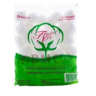 Absorbent Cotton Balls | (50 Balls)