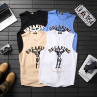 Tank Top Sleeveless Men's Gym, BREAKING Men's Gym Sports Shirt - Ken Store
