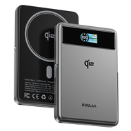 Kuulaa 10000mAh Qi2 Power Bank พาเวอร์แบงค์ with Stand แบตสํารอง Magnetic ขาตั้งแบบพกพา ที่ชาร์จไร้ส