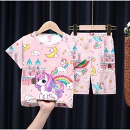 KATUN SEP03 Unnisex Boys Girls Casual Sleepwear Set Imported Short Cotton Material