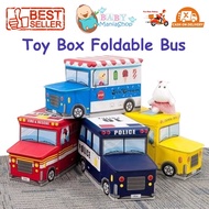 Toy Box Car Bus Storage Box Children's Toy Box Birthday Souvenirs Toy Bus Storage Box Gift