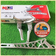 ✙ ☌ ▩ ALLOY PIPE BRACKET AND FOOTREST for SNIPER 150/155 SET