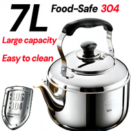 6L 8L 10L 12L Large Capacity Thickened 304 Stainless Steel Whistle Kettle Suitable for Home Inducti