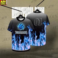 【Free Custom Name & Number】New VOLLEYBALL Jersey - Activewear Shirt For Volleyball Jersey Sports And