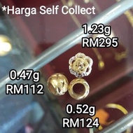 [READY STOCK] Used Budget 916 Gold Bead Pandora Ninja Samurai Charm Bracelet Beads Bulat Gelang Emas Bajet Murah 1gram