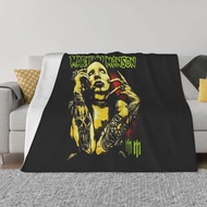 Marilyn Manson Throw Blanket Weighted Thin Blankets