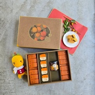 桔鋒禮盒LC7(金桔酥12入+檸檬小方塊4入+自選搭配)-附提袋