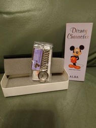 日本製ALBA精工 Disney米奇 Mickey Mouse Watch 銀色鋼帶手錶