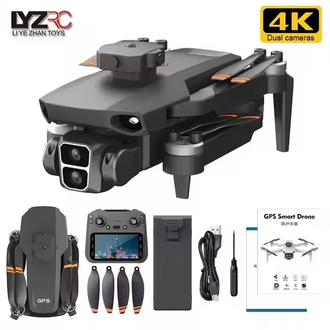 LYZRC L106 MAX GPS Drone 4K Professional HD Dual Camera 5G WIFI Brushless Motor FPV Quadcopter Folda