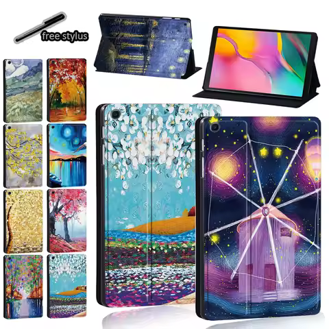 For Samsung Galaxy Tab A7/Tab S6 Lite/Tab A A6 10.1/Tab A 9.7/Tab S5e/Tab A 8.0 Inch Tablet Leather 