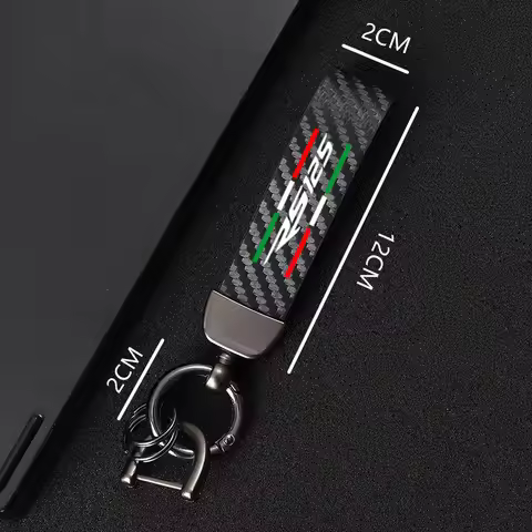 For Aprilia RS125 RS 125 ApriliaRS125 motorcycle lanyard key carbon fiber key ring