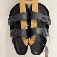 QUIKSILVER ORIGINAL EMBARK BLACK MEN'S SLIDE SANDALS