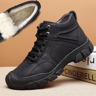 Men's Fur Integrated Cotton Shoes Casual Fur Integrated Cotton Shoes Liner Sheepskin Shoes