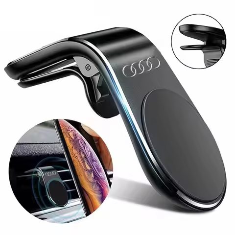 Car Magnetic Phone Holder Mobile Stand for Audi A4 B9 B8 B7 A3 8P 8V 8L A6 C6 C7 A5 A7 A1 A8 Q3 Q5 8